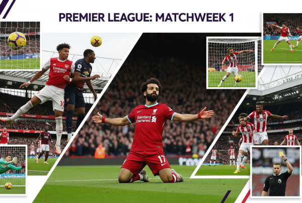EPL Matchweek 1 Recap/Highlights/Scores/Reveiw/Summary only on myco of all 10 matches