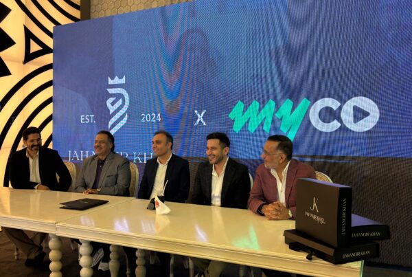 myco x JK feature image showcasing collaboration between Jahangir Khan Store and myco Watch & Earn OTT platform.