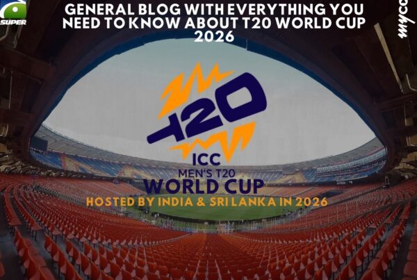 ICC T20 World Cup 2026 feature banner with date and myco streaming logo.