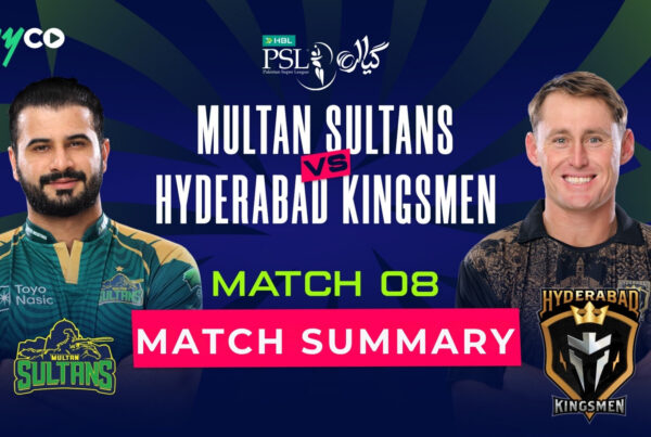 multan sultans celebrate win over hyderabad kingsmen, psl 2026 summary